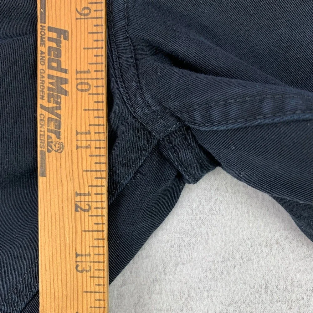 Ralph Lauren Polo Jeans Co Pants Womens 12 Black Denim Straight Leg Cotton
